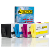 Marque 123encre remplace HP 903XL multipack noir/cyan/magenta/jaune 093185