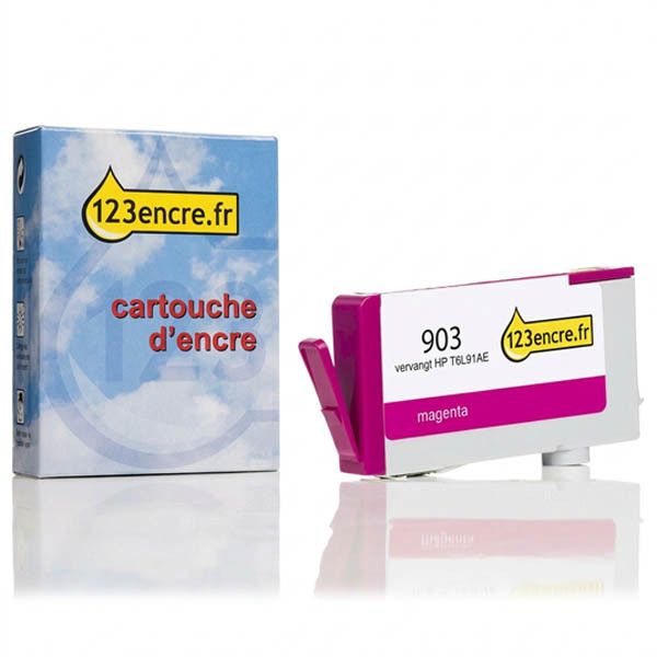 Marque 123encre remplace  HP 903 (T6L91AE) cartouche d'encre - magenta 093180 - 1