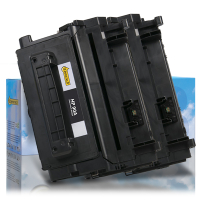 Marque 123encre remplace HP 90A (CE390A) toner double pack - noir 054025