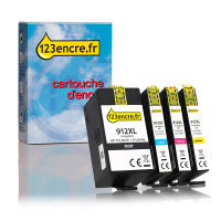 Marque 123encre remplace HP 912XL multipack noir/cyan/magenta/jaune 160197