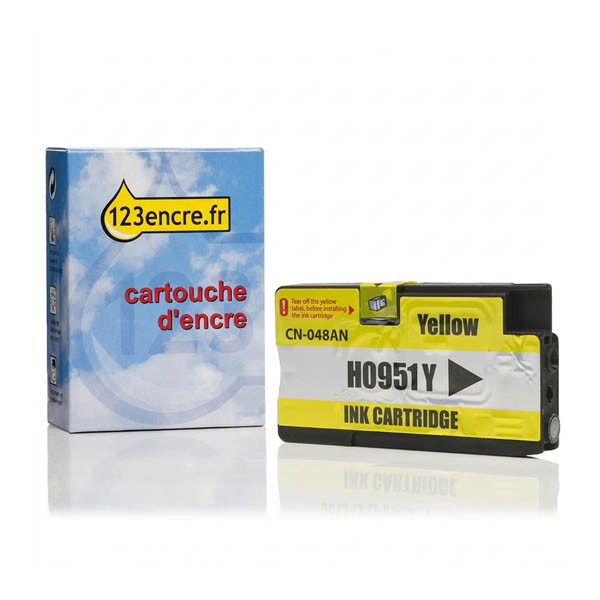 Marque 123encre remplace HP 951 (CN052AE) cartouche d'encre - jaune 044133 - 1