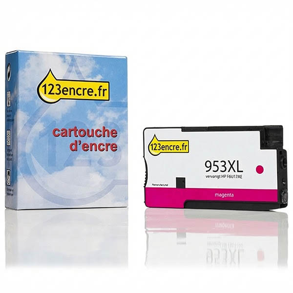 Marque 123encre remplace HP 953XL (F6U17AE) cartouche d'encre haute capacité - magenta 044541 - 1