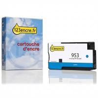 Marque 123encre remplace HP 953 (F6U12AE) cartouche d'encre - cyan