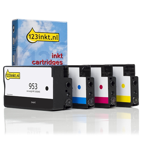 Marque 123encre remplace HP 953 multipack noir/cyan/magenta/jaune 160150 - 1