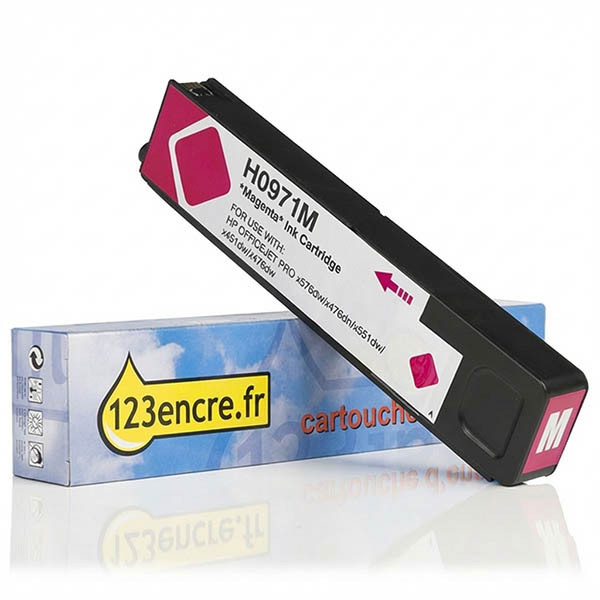Marque 123encre remplace HP 971 (CN623AE) cartouche d'encre - magenta 044229 - 1