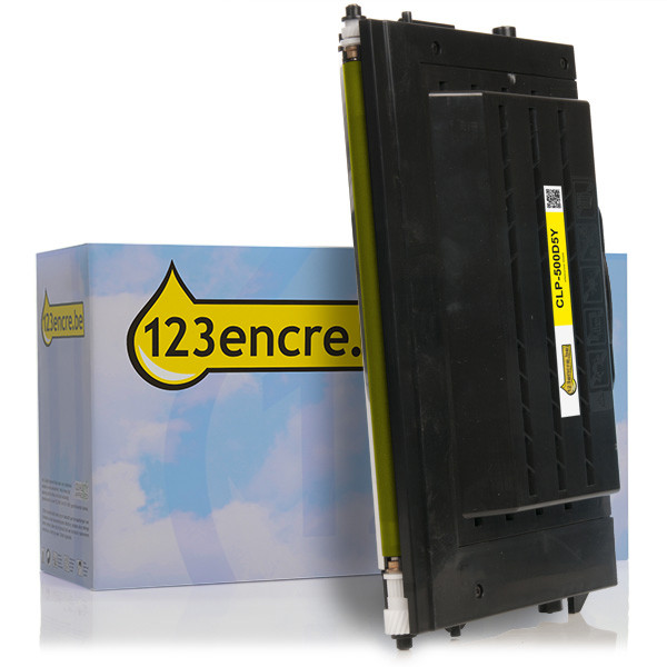 Marque 123encre remplace Samsung CLP-500D5Y toner jaune 033346 - 1