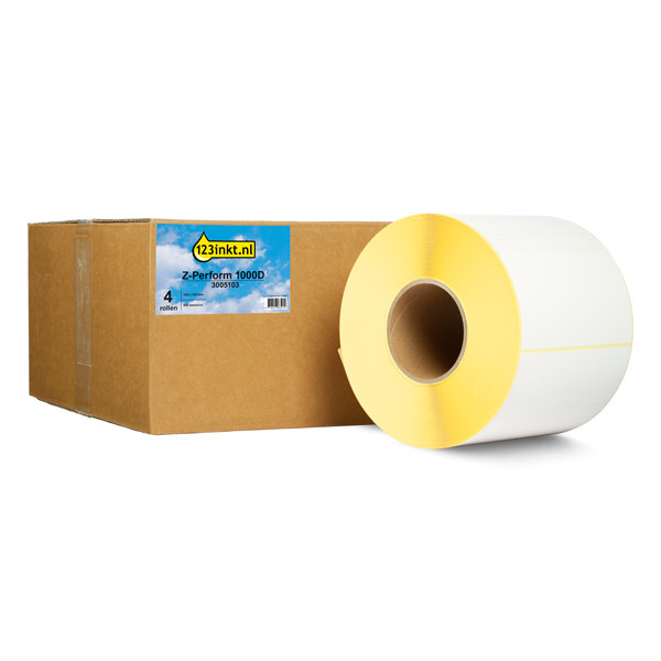 Marque 123encre remplace Zebra Z-Perform 1000D étiquette (3005103) 148 x 210 mm (4 rouleaux) 141552 - 1