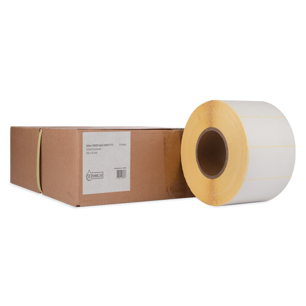 Marque 123encre remplace Zebra Z-Perform 1000D (3006777-T) étiquettes 100 x 50 mm (4 rouleaux) 140386 - 1