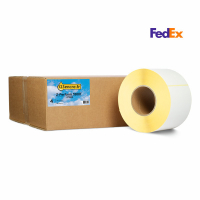 Marque 123encre remplace Zebra Z-Perform 1000T étiquettes FedEx (87985) 102 x 152 mm (4 rouleaux) 653303