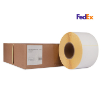 Marque 123encre remplace Zebra Z-Select 2000D étiquettes FedEx (800740-605) 102 x 152 mm (4 rouleaux) 653300