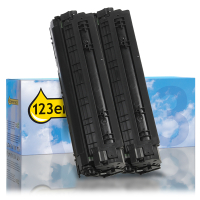 Marque 123encre remplace toner haute capacité HP 85X (CE285X) duopack - noir 055127