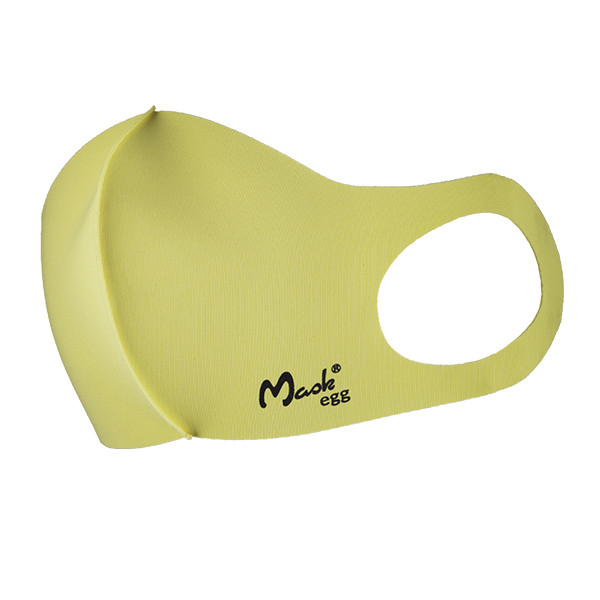 Masque buccal réutilisable | jaune | Maskegg SMA00054 - 1