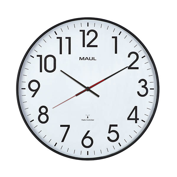 Maul Climb horloge murale avec cadran blanc (Ø 47,7 cm) - noir 354872 - 1