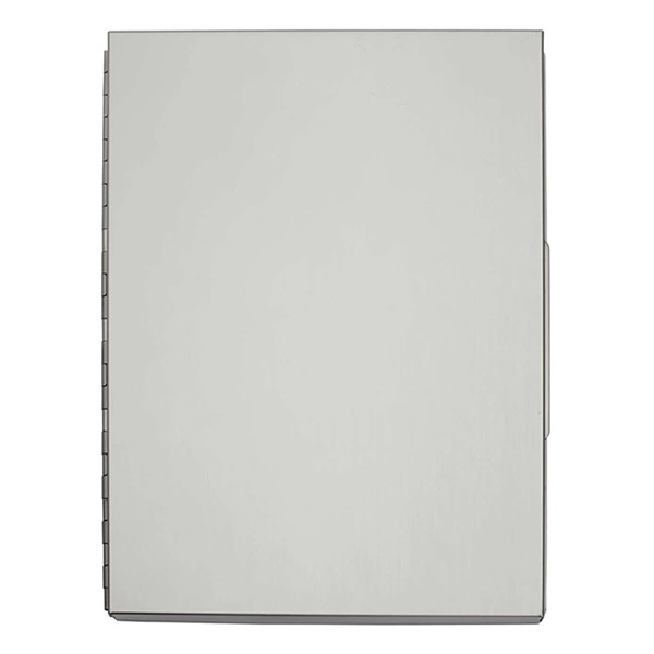 Maul MAULassist porte-bloc A4 vertical avec compartiment de rangement - argent 402319 - 1