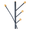 Maul MAULaura porte-manteau bois (4 crochets) 402402 - 2