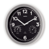 Maul MAULdrive horloge murale radiocommandée en plastique avec cadran noir (Ø 30 cm) - gris 402495 - 2