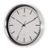 Maul MAULfly horloge murale radiocommandée en aluminium avec cadran blanc (Ø 30,5 cm) - gris argenté 402517 - 2