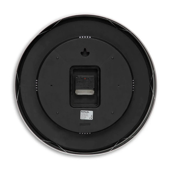 Maul MAULmove horloge murale radiocommandée en aluminium avec cadran blanc (Ø 40 cm) - gris argenté 402493 - 4