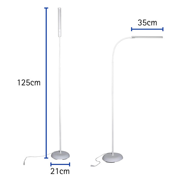 Maul MAULpirro lampadaire LED dimmable - blanc 402361 - 3