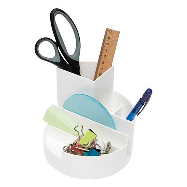 Maul MAULroundbox recycling organisateur de bureau - blanc 402428 - 3