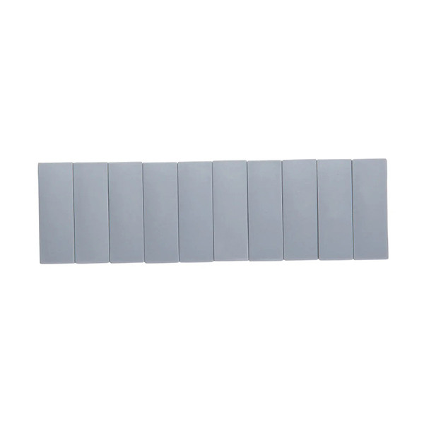 Maul MAULsolid aimants rectangle 54 x 19 mm (10 pièces) - gris 402406 - 1