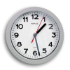 Maul MAULstep horloge murale en plastique avec cadran blanc (Ø 20 cm) - gris 402496 - 1