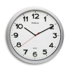 Maul MAULstep horloge murale en plastique avec cadran blanc (Ø 40 cm) - gris 402499 - 1