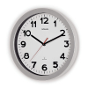 Maul MAULstep horloge murale radiocommandée en plastique avec cadran blanc (Ø 30 cm) - gris 402497 - 2
