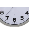 Maul MAULstep horloge murale radiocommandée en plastique avec cadran blanc (Ø 40 cm) - gris 402494 - 3