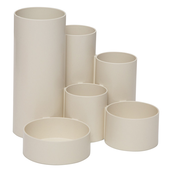 Maul MAULtubo porte-stylo en plastique recyclé - blanc 424903 - 1