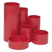 Maul MAULtubo porte-stylo en plastique recyclé - rouge 424904