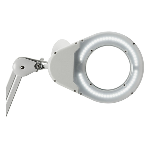 Maul MAULviso lampe-loupe LED avec pince de table - blanc 402161 - 2