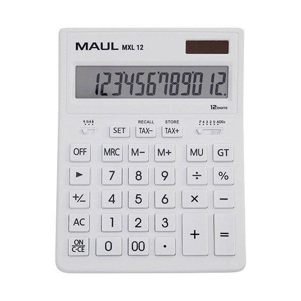 Maul MXL 12 calculatrice de bureau - blanc 402509 - 1