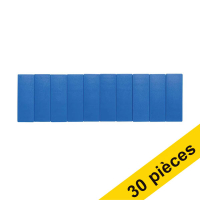 Offre: 3x Maul aimants rectangles 54 x 19 mm (10 pièces) - bleu