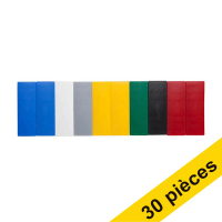 Offre: 3x Maul aimants rectangles 54 x 19 mm (10 pièces) - coloré 424830