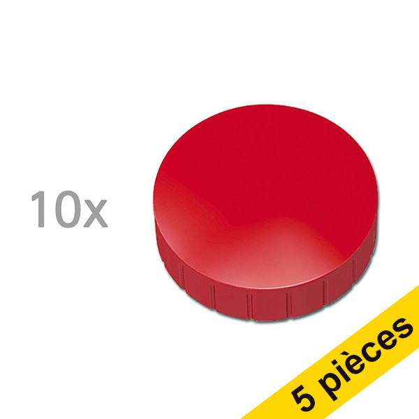 Offre: 5x Maul aimants 15 mm (10 pièces) - rouge 424804 - 1