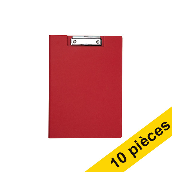 Offre : 10x Maul MAULbalance porte-bloc avec couverture A4 vertical - rouge 424883 - 1