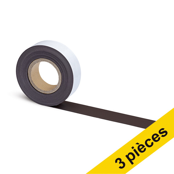 Offre : 3x Maul bande magnétique autocollante 3,5 cm x 10 m 424914 - 1