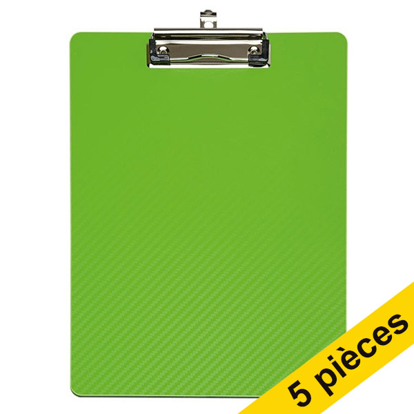 Offre : 5x Maul MAULflexx porte-bloc A4 vertical - vert clair 402460 - 1