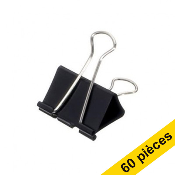 Offre : 5x Maul pince à papier 13 mm (12 pièces) - noir 402432 - 1