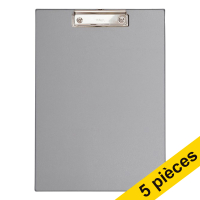 Offre : 5x Maul porte-bloc A4 vertical - argent