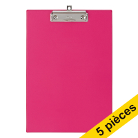Offre : 5x Maul porte-bloc A4 vertical - rose