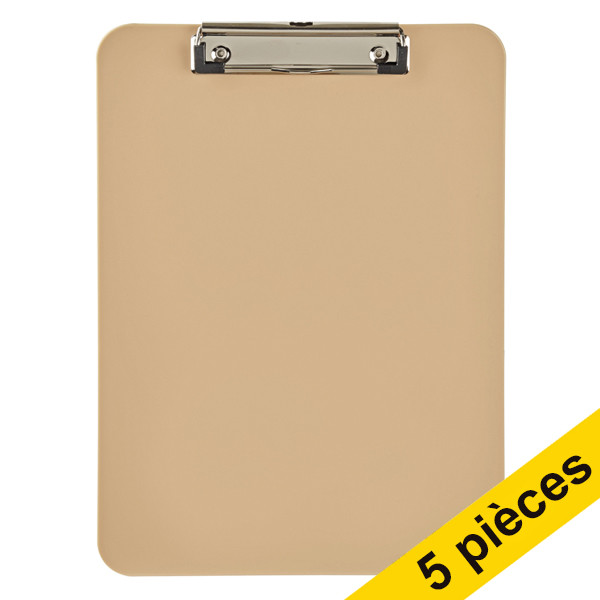 Offre : 5x Maul porte-bloc A4 vertical en plastique - sahara 402448 - 1