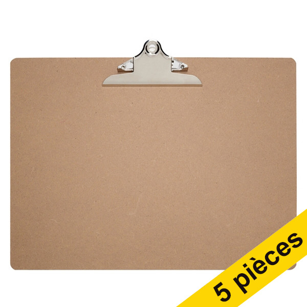 Offre : 5x Maul porte-bloc en bois avec grande pince A3 horizontal 402466 - 1