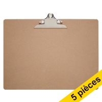 Offre : 5x Maul porte-bloc en bois avec grande pince A3 horizontal