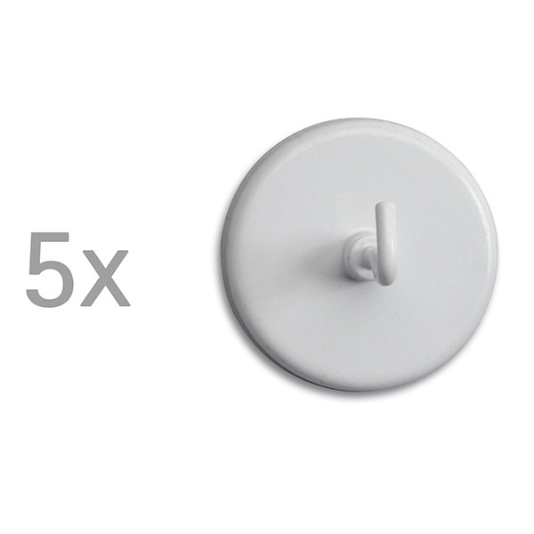 Maul aimant crochet (5 pièces) - blanc 402032 - 1