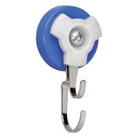 Maul aimant double crochet 56 mm (1 pièce) - bleu 402308