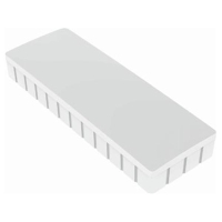 Maul aimants rectangles 54 x 19 mm (10 pièces) - blanc 402090