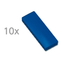 Maul aimants rectangles 54 x 19 mm (10 pièces) - bleu 402089