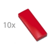 Maul aimants rectangles 54 x 19 mm (10 pièces) - rouge 402088 - 1